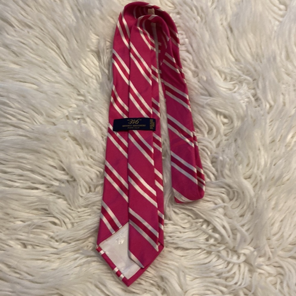Brooks Brothers 346 Man Tie pure silk tie BNWOT - Picture 8 of 9